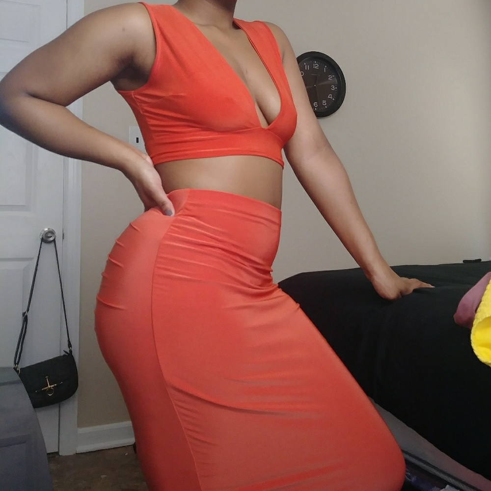 Orange matching set